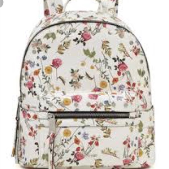 nine west floral backpack